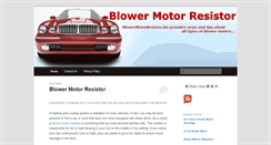 Desktop Screenshot of blowermotorresistor.biz